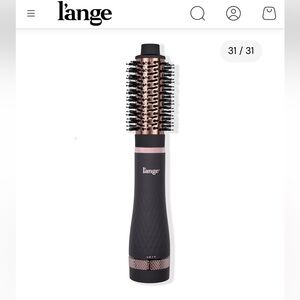 Lange 2 in 1 Black and Pink Styling Brush
